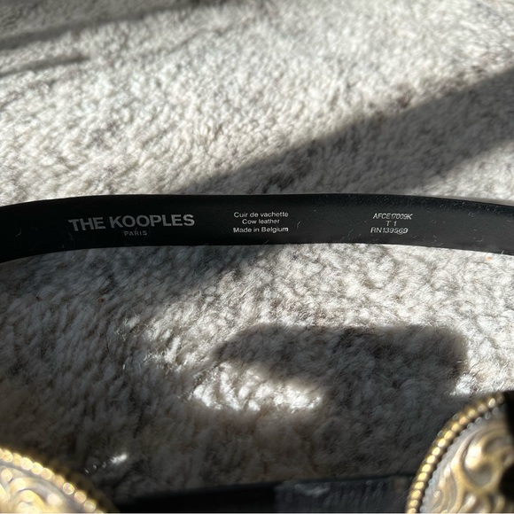 The Kooples Black and Gold Belt main image 6